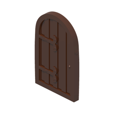 DOOR FOR 30044 · LEGO 4624507 (réf. BrickLink 94161) · Reddish Brown (réf. BrickLink Reddish Brown)