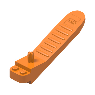 Brick and Axle Separator · LEGO 4654448 (réf. BrickLink 96874) · Bright Orange (réf. BrickLink Orange)