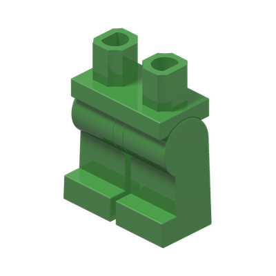 MINI LOWER PART · Bright Green (réf. BrickLink Bright Green)