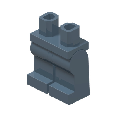 MINI LOWER PART · Sand Blue (réf. BrickLink Sand Blue)
