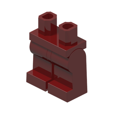 MINI LOWER PART · New Dark Red (réf. BrickLink Dark Red)