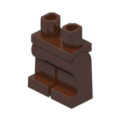 MINI LOWER PART · Reddish Brown (réf. BrickLink Reddish Brown)