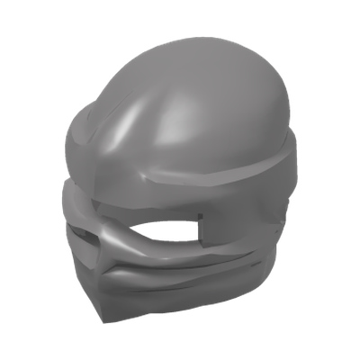 Minifigure, Headgear Ninjago Wrap Type 1 · LEGO 6096669 (réf. BrickLink 98133) · Couleur BrickLink : Flat Silver