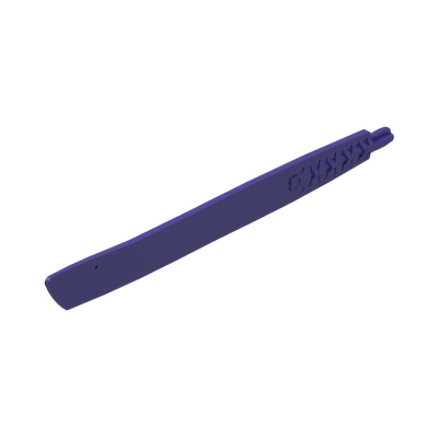 Propeller 1 Blade 16L with Axle (Sword Blade) · LEGO 6334090 (réf. BrickLink 98135) · Medium Lilac (réf. BrickLink Dark Purple)