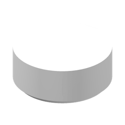 Tile, Round  1 x 1 · LEGO 4646844 (réf. BrickLink 98138) · Couleur BrickLink : White