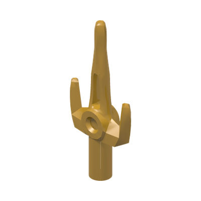 MINI SAI W/Ø3.2 · Warm Gold (réf. BrickLink Pearl Gold)