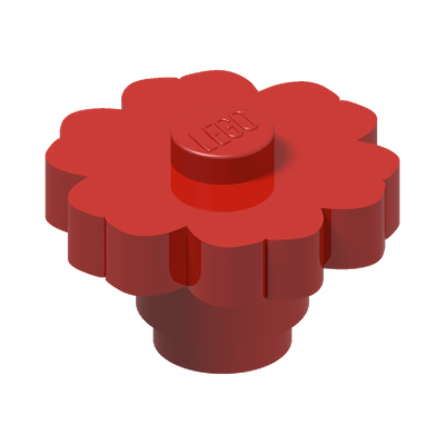 FLOWER · Bright Red (réf. BrickLink Red)