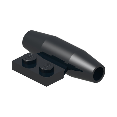 JET ENGINE · LEGO 4660876 (réf. BrickLink 98302) · Black (réf. BrickLink Black)