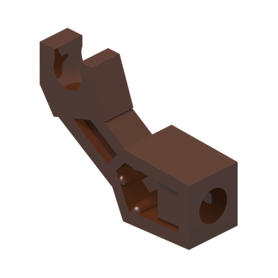BAD ROBOT ARM · Reddish Brown (réf. BrickLink Reddish Brown)