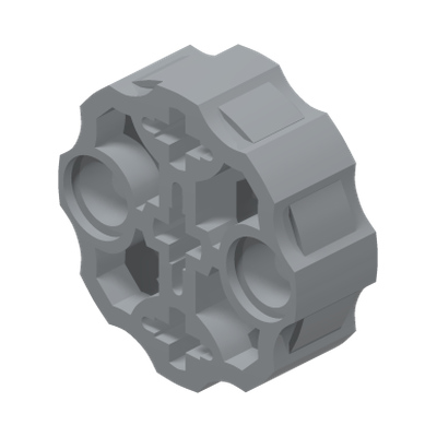 WEAPON BARREL · Medium Stone Grey (réf. BrickLink Light Bluish Gray)