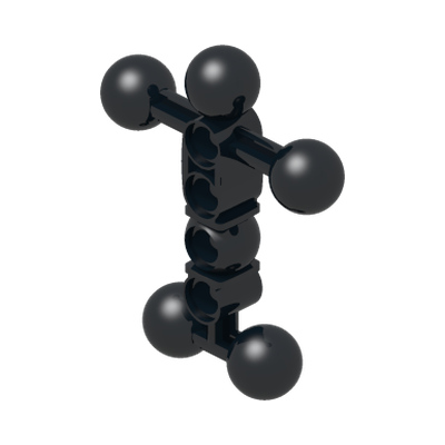 Hero Factory Torso, Extra Small with 5 Ball Joint · LEGO 4667277 (réf. BrickLink 98590) · Couleur BrickLink : Black