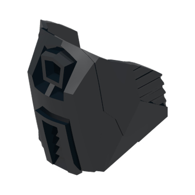 Hero Factory Shoulder / Knee Armor · LEGO 6000155 (réf. BrickLink 98592) · Couleur BrickLink : Black