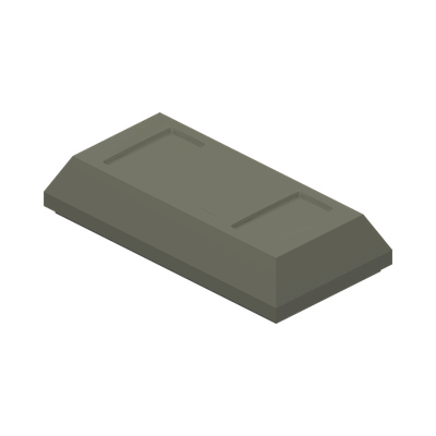 GOLD INGOT · Titanium Metallic (réf. BrickLink Pearl Dark Gray)