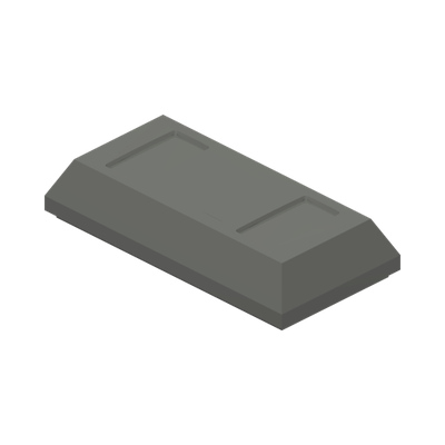 GOLD INGOT · Dark Stone Grey (réf. BrickLink Dark Bluish Gray)