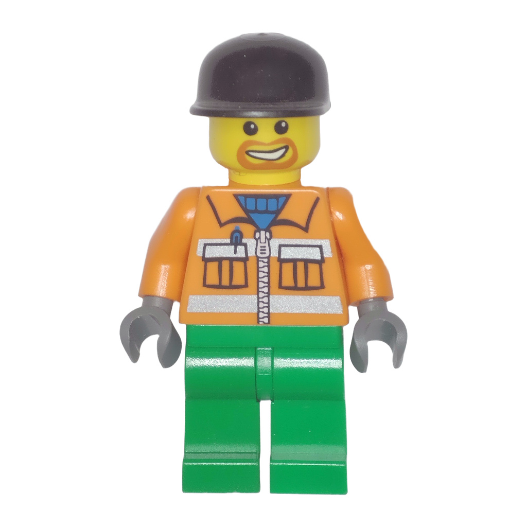 Sanitary Engineer 1 - Green Legs, Beard Around Mouth · cty0046