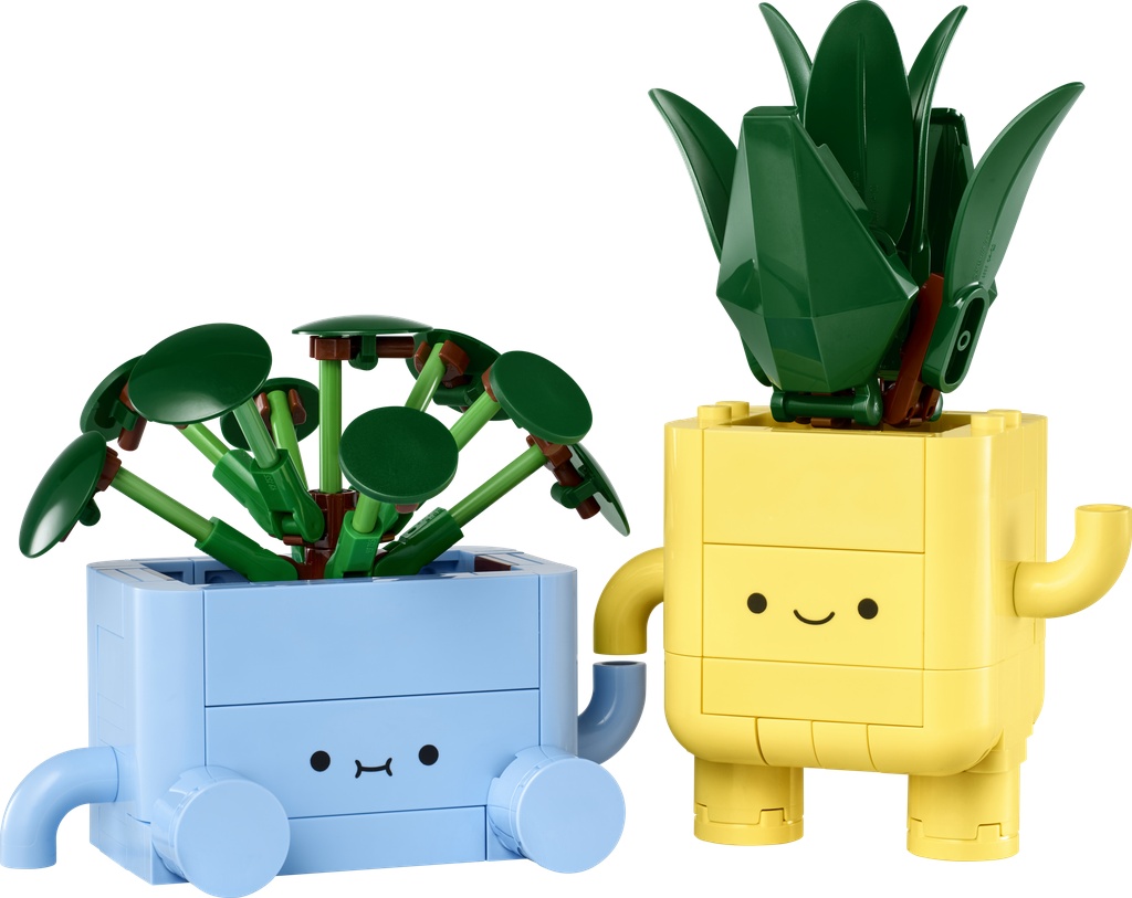 Petites plantes souriantes