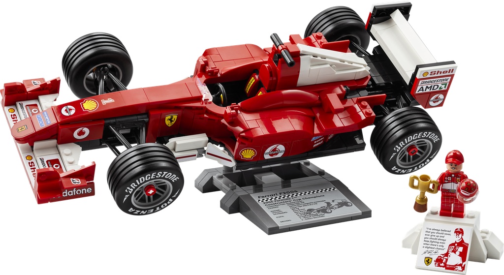 Ferrari F2004 et Michael Schumacher