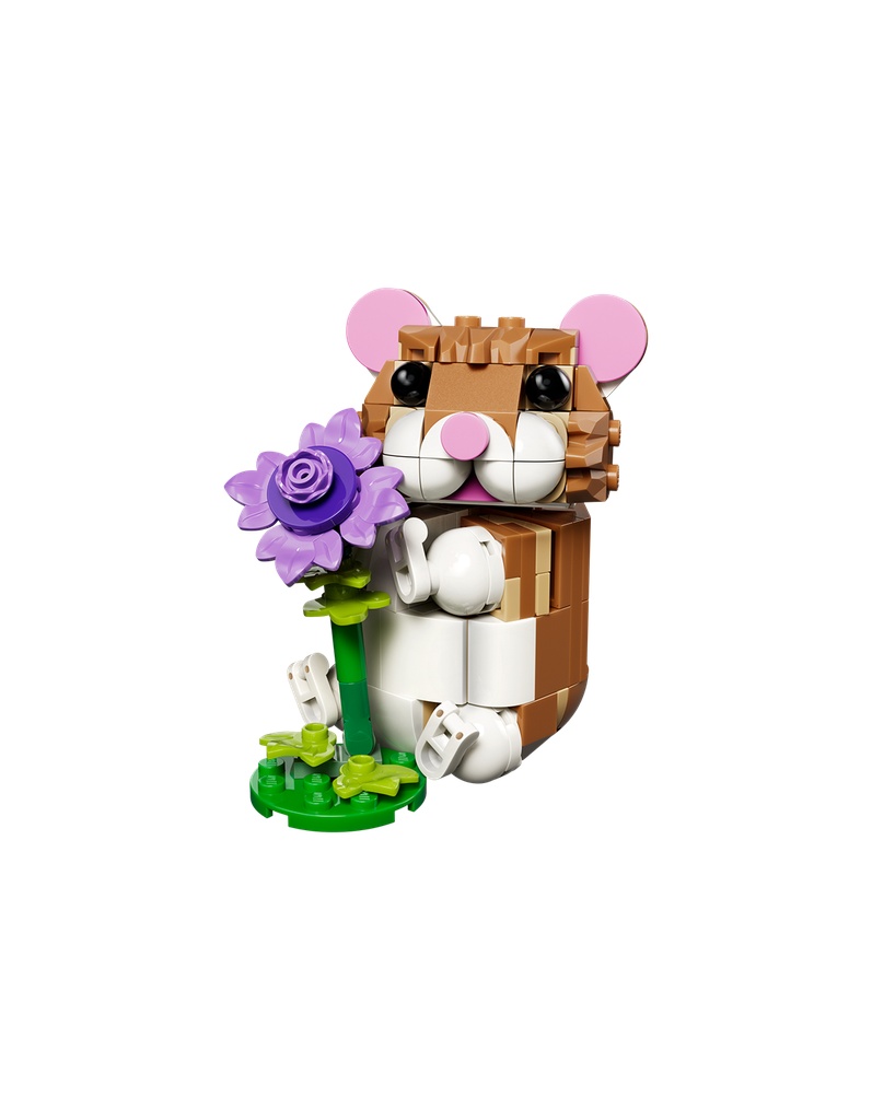 L’adorable hamster et la fleur · 31376-1