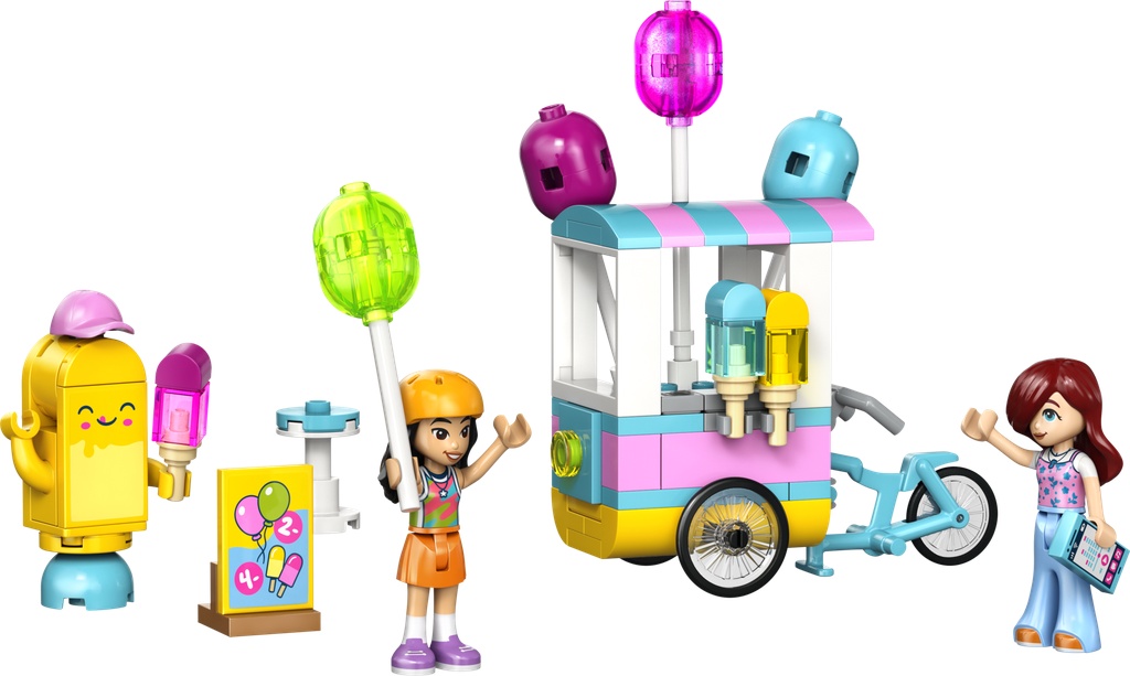Le stand de glaces et de ballons