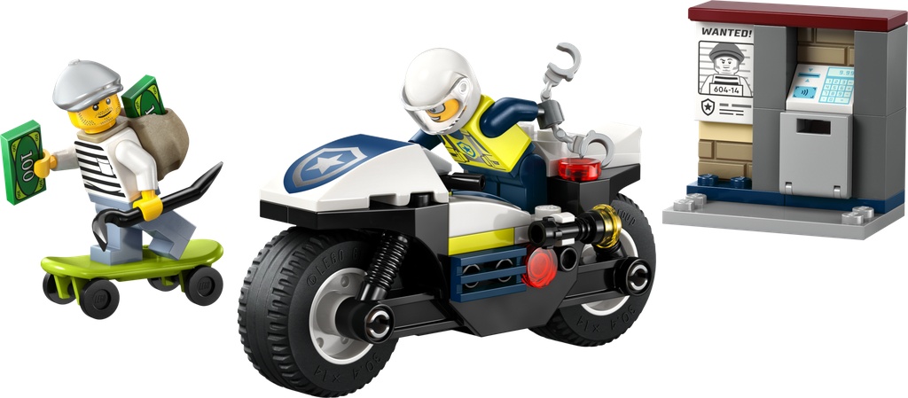 La course-poursuite en moto de police · 60455-1