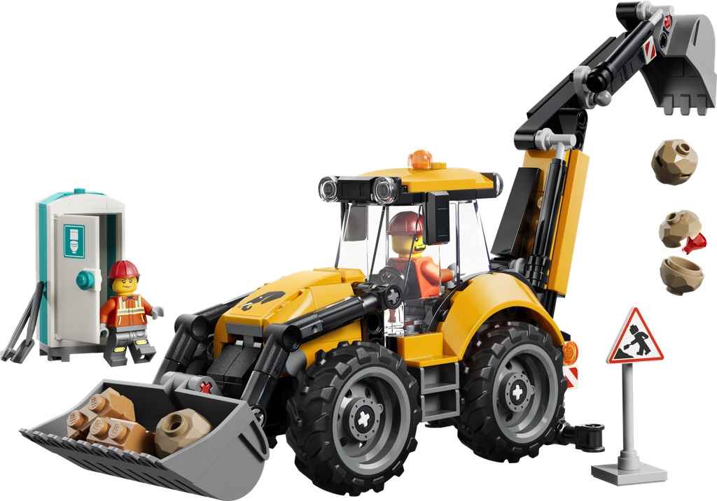 Le tractopelle jaune · 60480-1