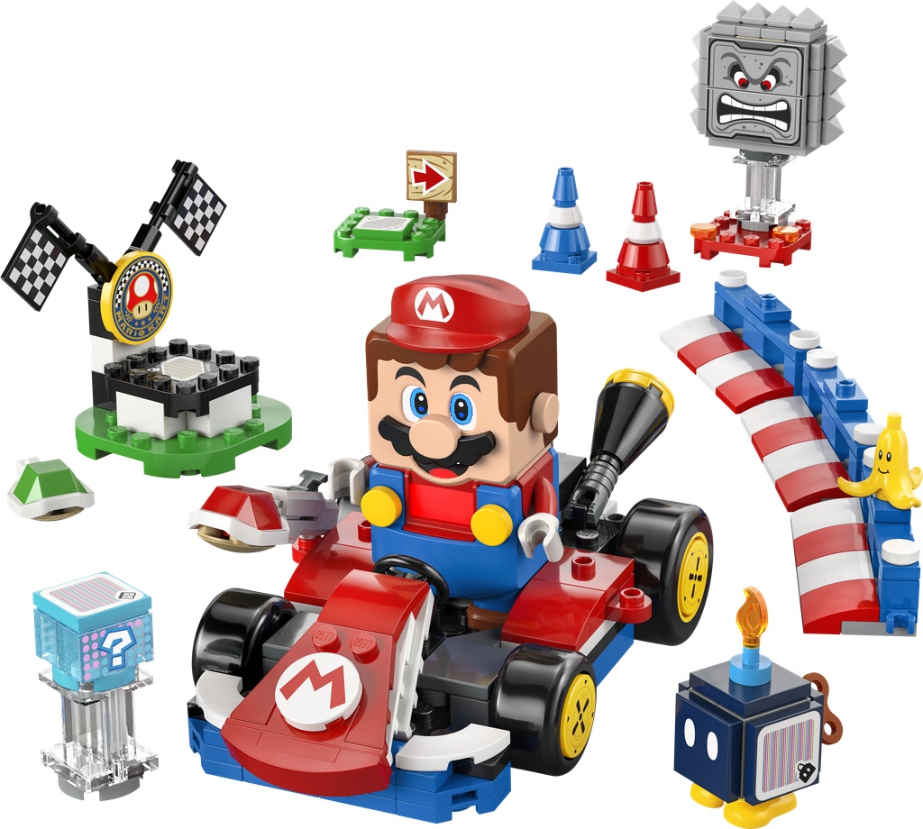 Mario Kart™ – LEGO® Mario™ interactif et kart standard · 72043-1