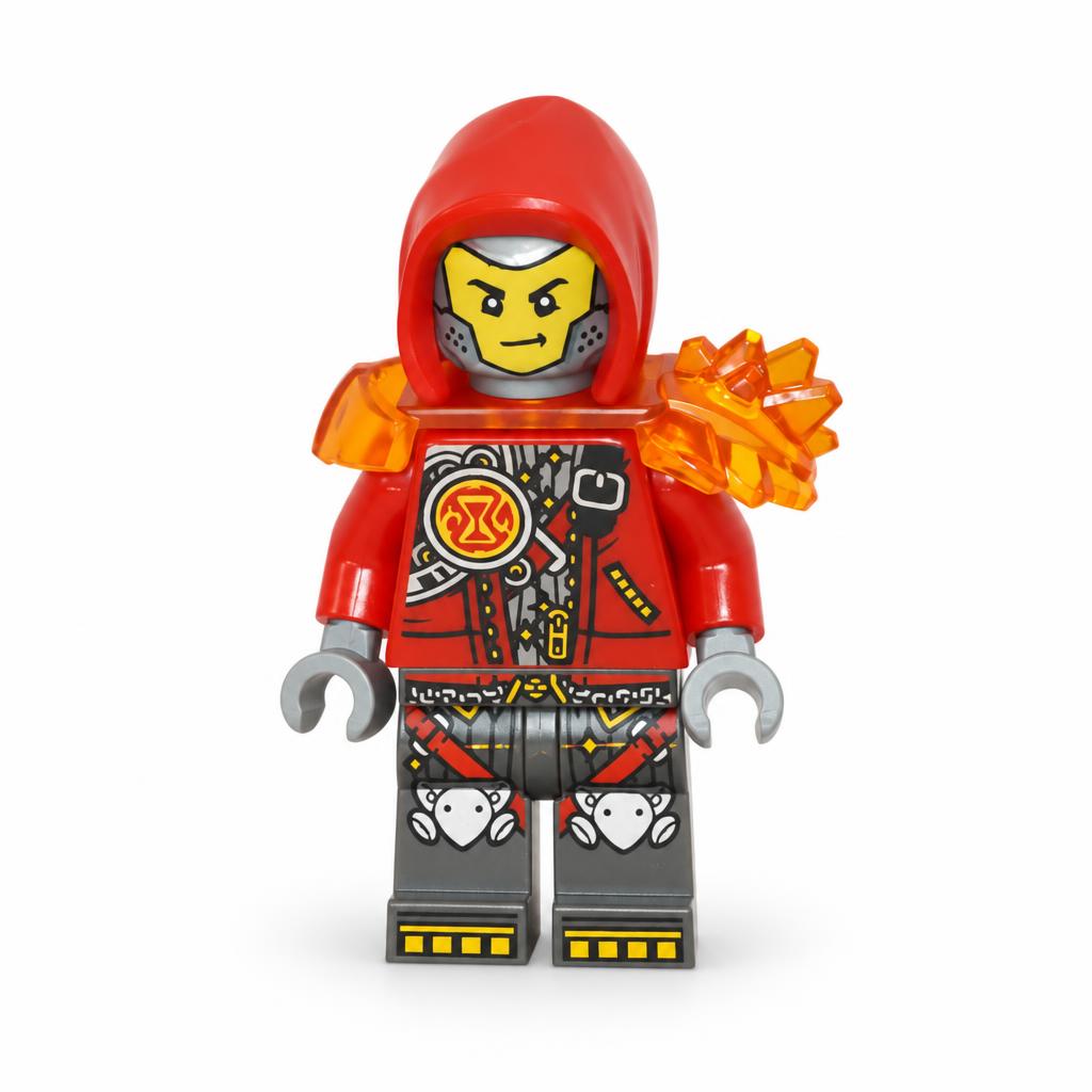 Cooper - Robot with Red Hood and Trans-Orange Armor · drm112