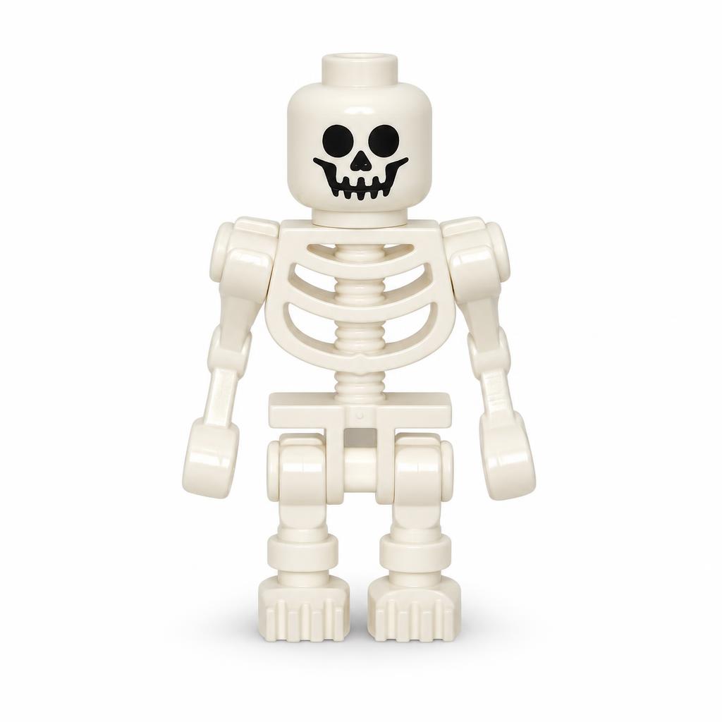 Skeleton, Fantasy Era Torso with Standard Skull, Mechanical Arms Bent · gen038