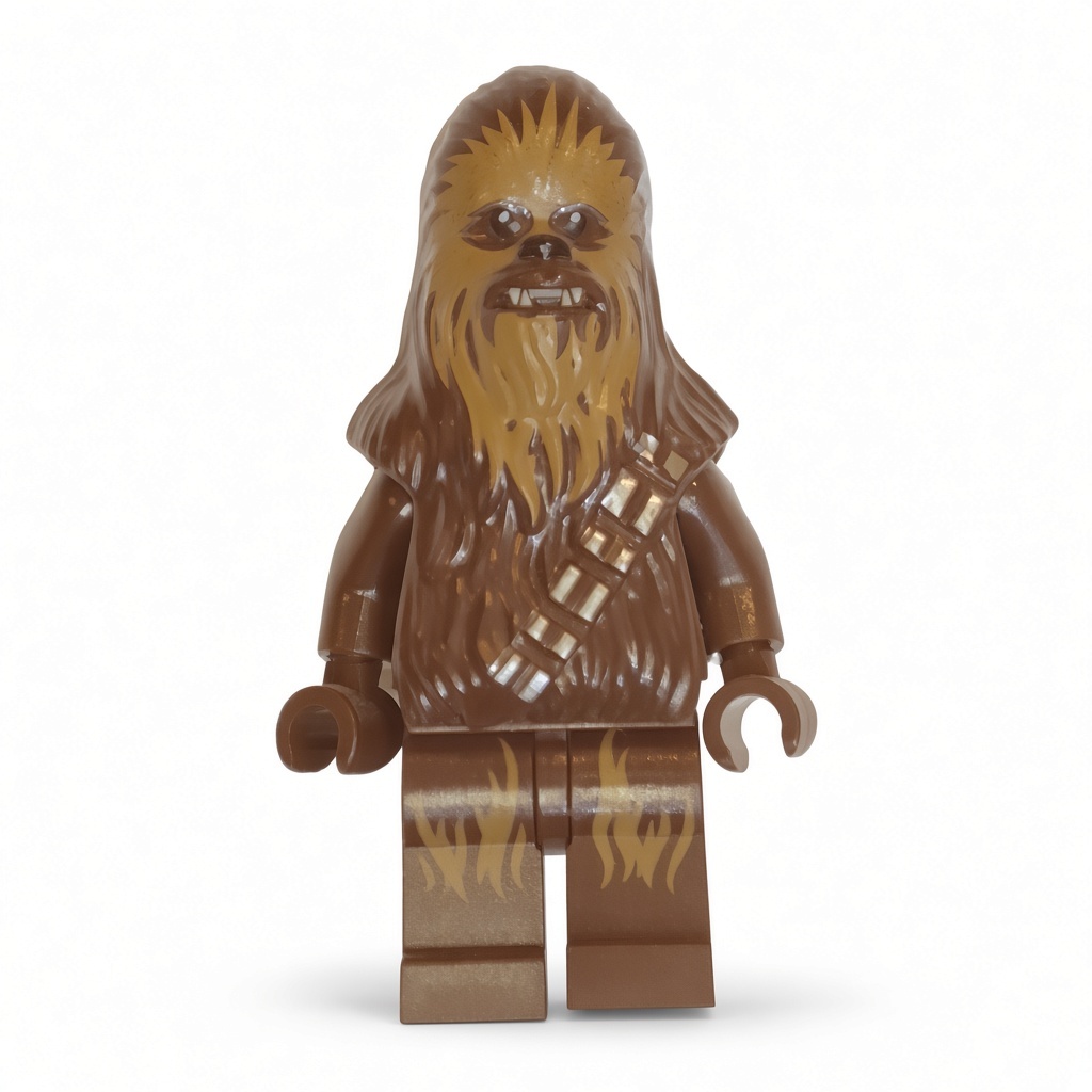Chewbacca - Brun foncé, fourrure de nougat moyenne · sw0532