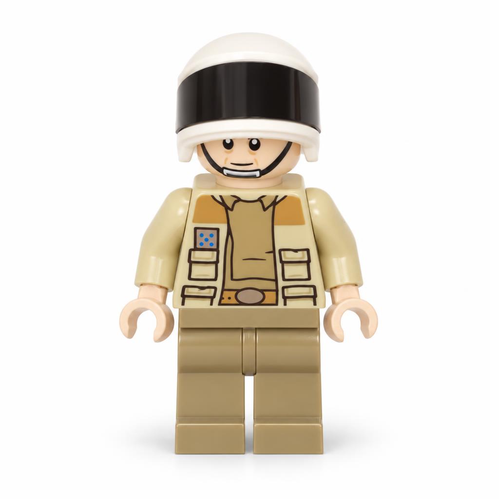 Captain Antilles - Dark Tan Shirt, Large Rank Badge · sw1328