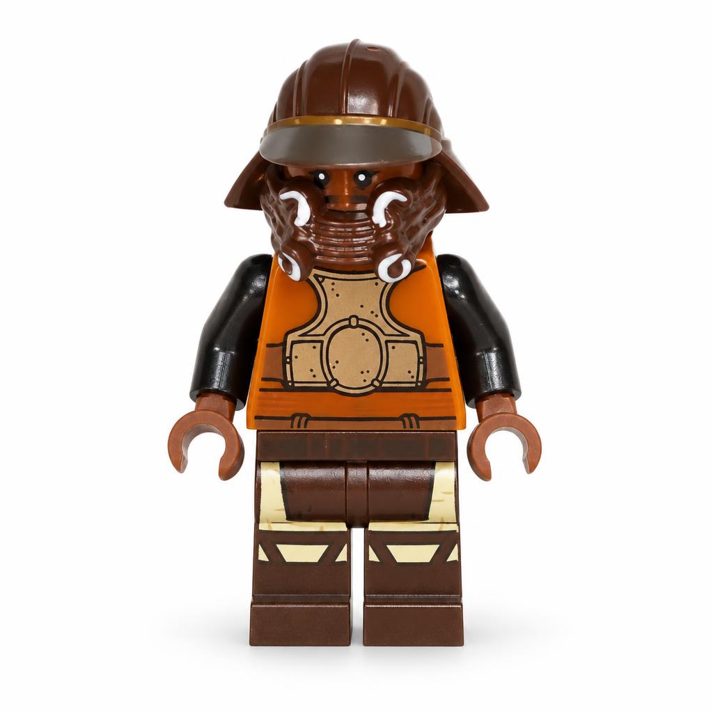 Lando Calrissian - Skiff Guard, Dark Brown Printed Legs · sw1369