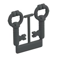 ANTIQUE KEY ( 2 PCS ) · LEGO 4287814 (réf. BrickLink 40359a) · Dark Stone Grey (réf. BrickLink Dark Bluish Gray)
