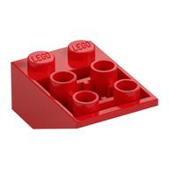 ROOF TILE 2X3/25° INV. · Bright Red (réf. BrickLink Red)