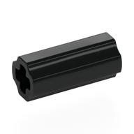 CROSS AXLE, EXTENSION, 2M · Black (réf. BrickLink Black)