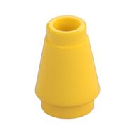 NOSE CONE SMALL 1X1 · Bright Yellow (réf. BrickLink Yellow)