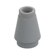 NOSE CONE SMALL 1X1 · Medium Stone Grey (réf. BrickLink Light Bluish Gray)
