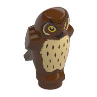 OWL "NO. 1" · LEGO 4596335 (réf. BrickLink 92084pb01) · Reddish Brown (réf. BrickLink Reddish Brown)