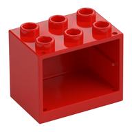 CUPBOARD 2X3X2 · Bright Red (réf. BrickLink Red)