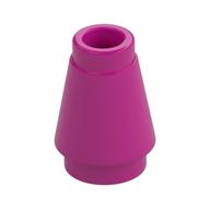 NOSE CONE SMALL 1X1 · Bright Reddish Violet (réf. BrickLink Magenta)