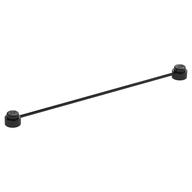 STRING 11M W. 2 KNOBS · LEGO 6096955 (réf. BrickLink x127c10pb01) · Black (réf. BrickLink Black)