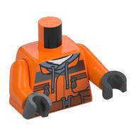 MINI UPPER PART NO. 2913 · LEGO 6102597 (réf. BrickLink 973pb1895c01) · Bright Orange (réf. BrickLink Orange)