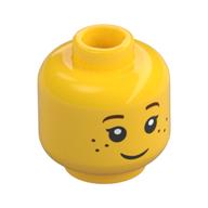 MINI HEAD "NO. 1635" · LEGO 6105708 (réf. BrickLink 3626pb3330) · Bright Yellow (réf. BrickLink Yellow)