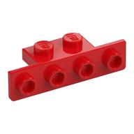 ANGLE PLATE 1X2/1X4 · Bright Red (réf. BrickLink Red)