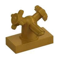 MIXER TAP · Warm Gold (réf. BrickLink Pearl Gold)