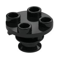 TURNTABLE 2X2X1, W/ FUNCTION · LEGO 6252373 (réf. BrickLink 40145) · Black (réf. BrickLink Black)