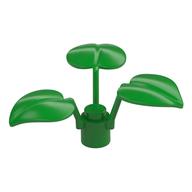 LEAVES 3 ELEMENTS · LEGO 6269048 (réf. BrickLink x8) · Bright Green (réf. BrickLink Bright Green)