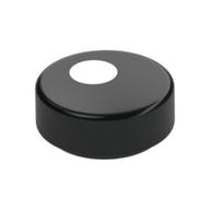 FLAT TILE 1X1, ROUND, NO. 107 · Black (réf. BrickLink Black)