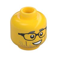 MINI HEAD, NO. 3067 · Bright Yellow (réf. BrickLink Yellow)