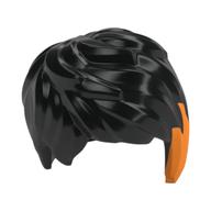 MINI WIG, NO. 284 · LEGO 6288031 (réf. BrickLink 37823pb01) · Black (réf. BrickLink Black)