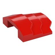 DESIGN BRICK 4X1, W/ BOW · LEGO 6301367 (réf. BrickLink 66955) · Bright Red (réf. BrickLink Red)